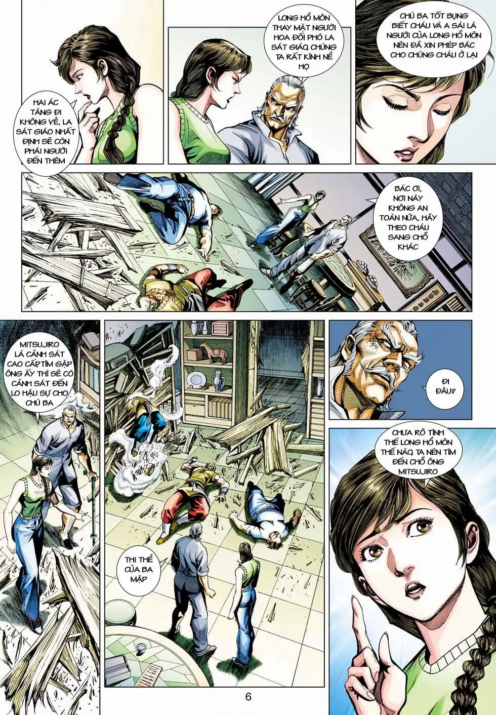 Truyện Tranh Tân Tác Long Hổ Môn trang 4