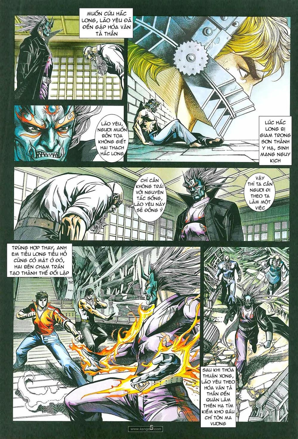 Truyện Tranh Tân Tác Long Hổ Môn trang 4