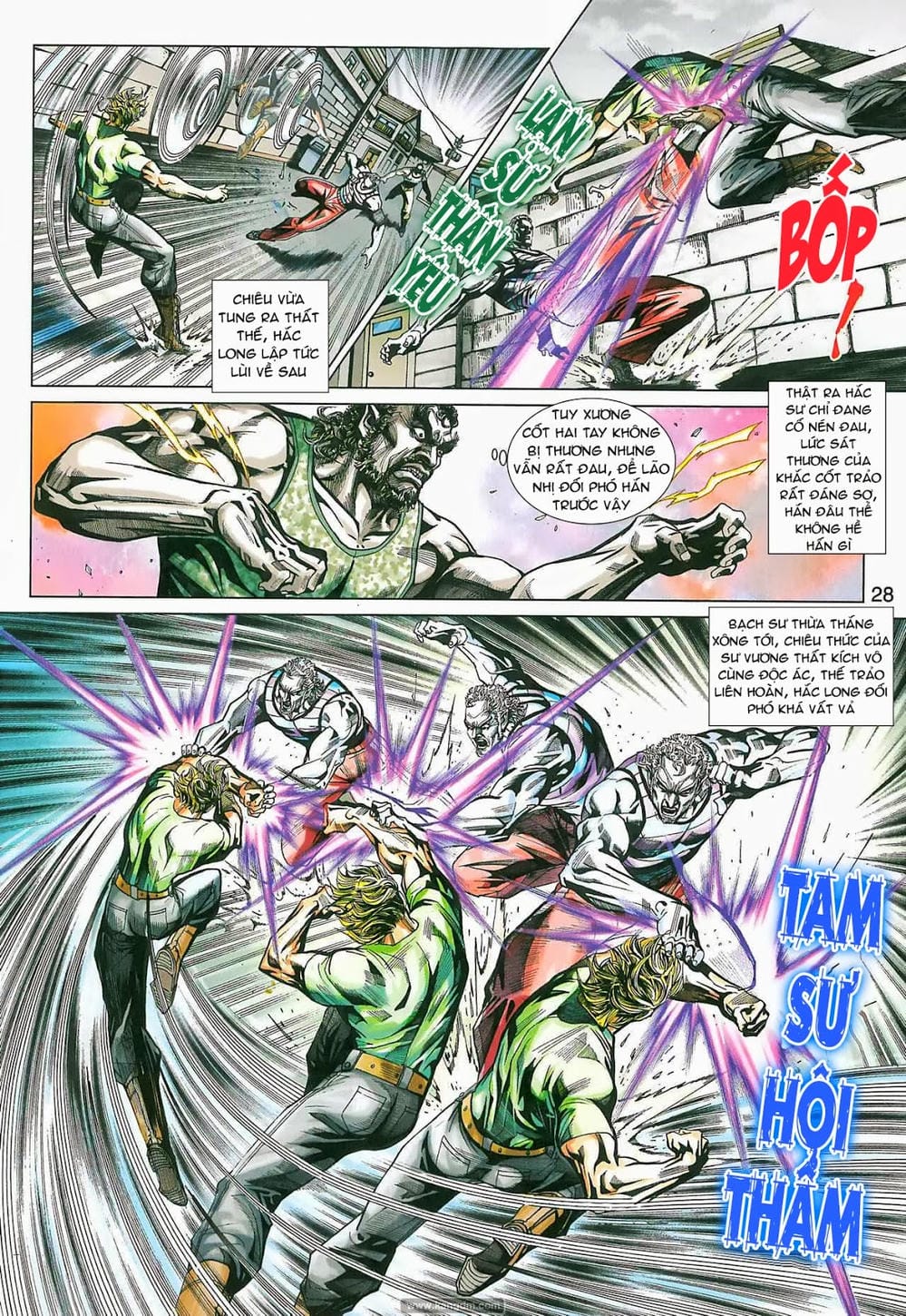 Truyện Tranh Tân Tác Long Hổ Môn trang 4