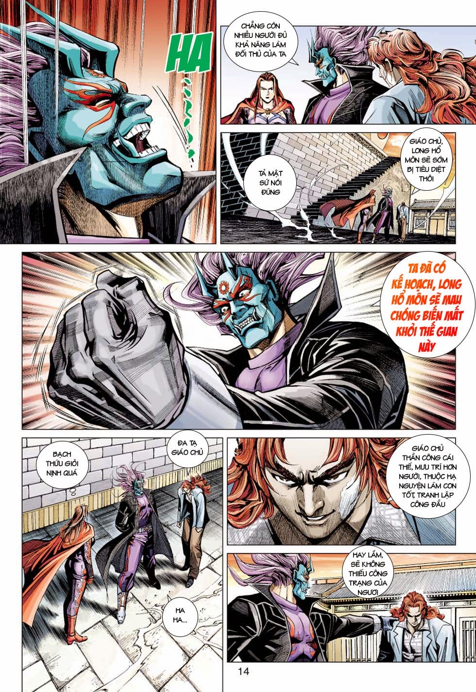 Truyện Tranh Tân Tác Long Hổ Môn trang 4