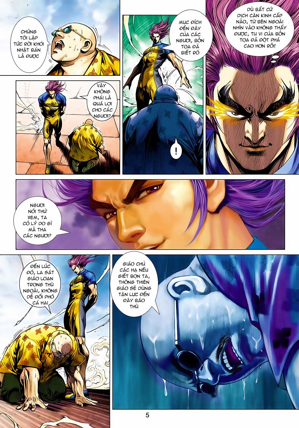 Truyện Tranh Tân Tác Long Hổ Môn trang 4