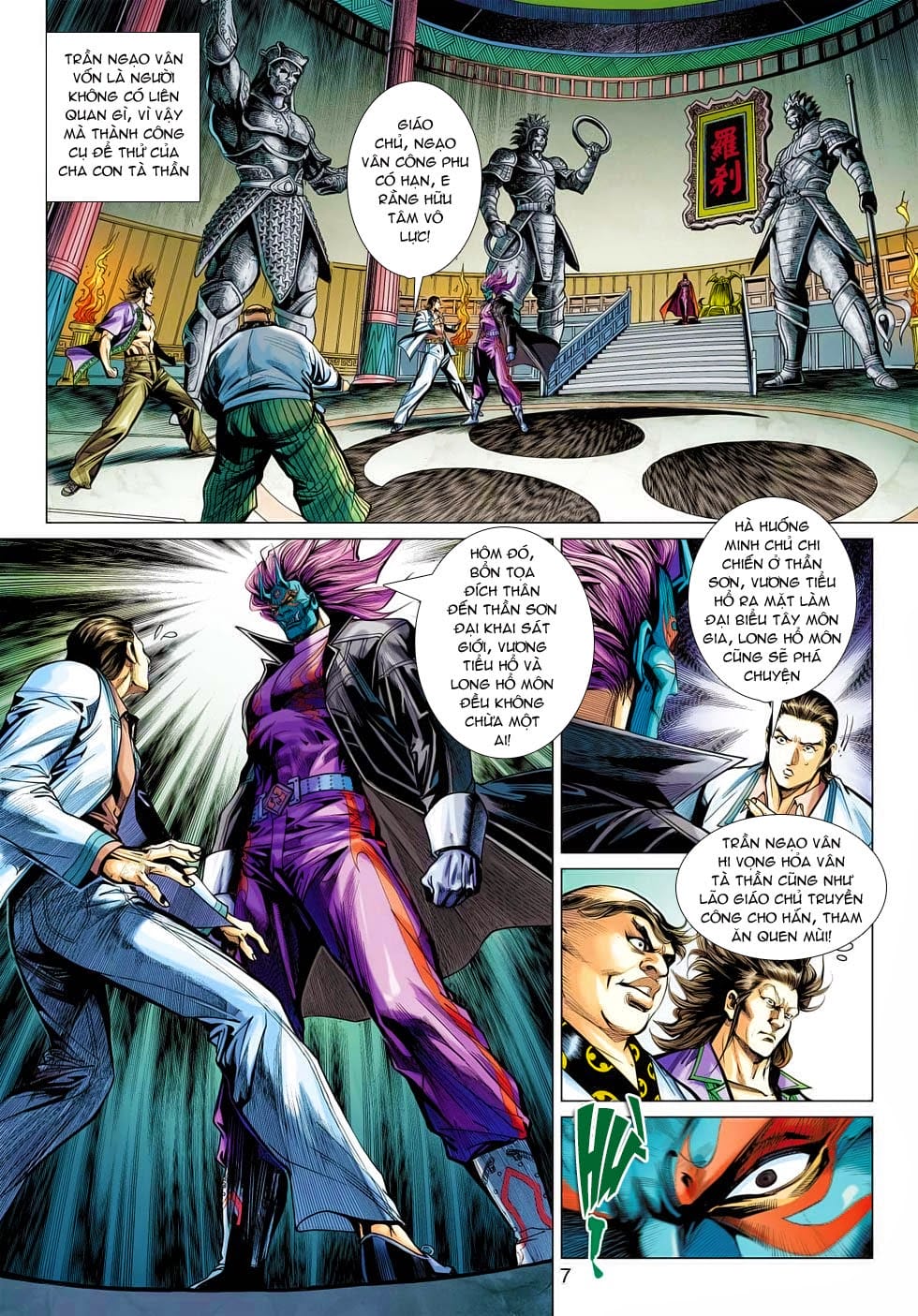 Truyện Tranh Tân Tác Long Hổ Môn trang 4