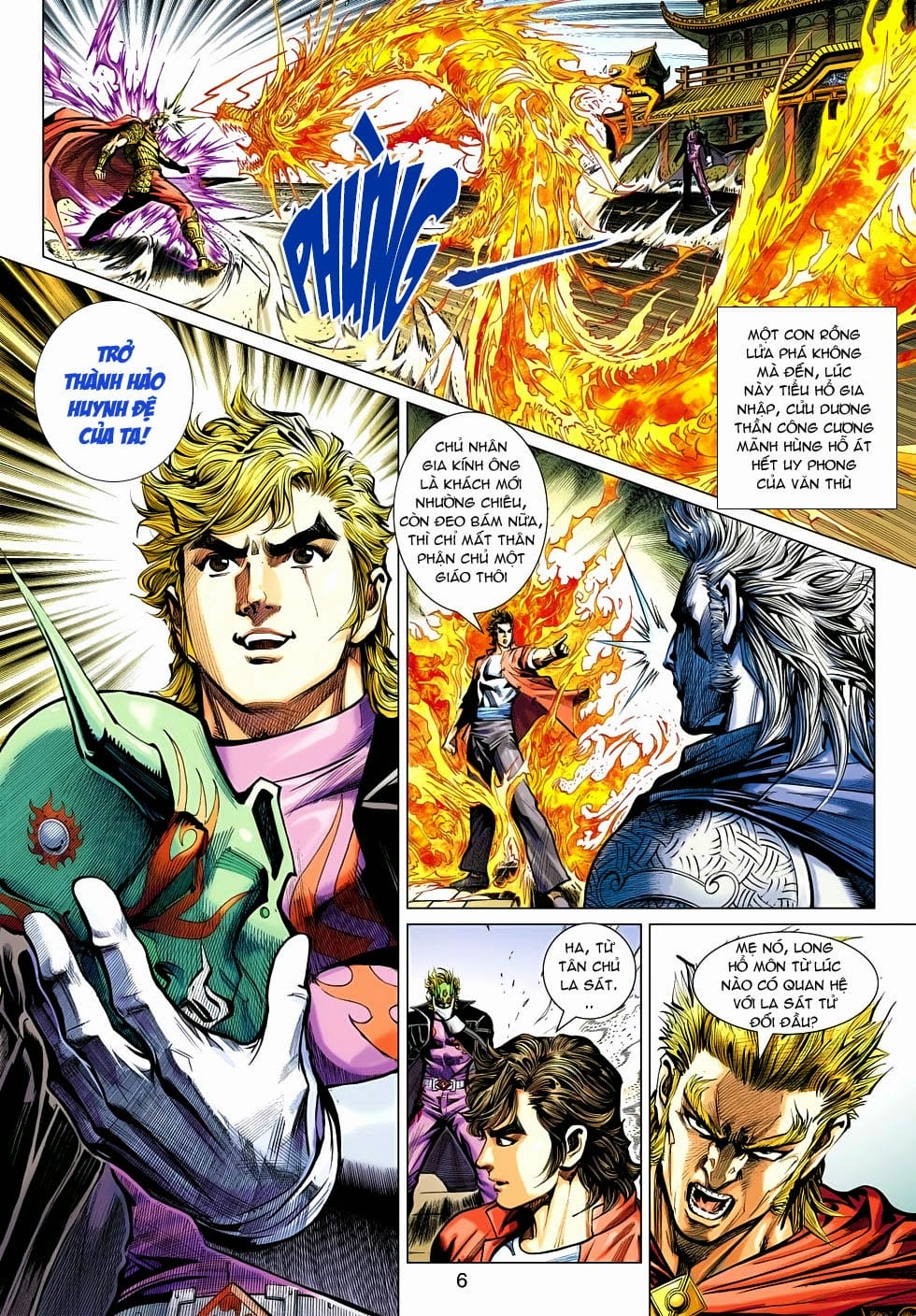 Truyện Tranh Tân Tác Long Hổ Môn trang 4