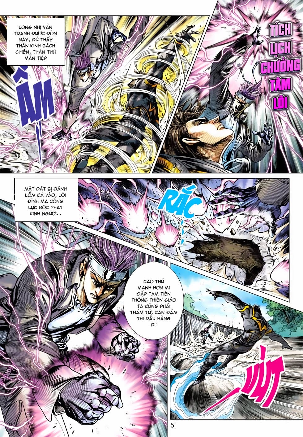 Truyện Tranh Tân Tác Long Hổ Môn trang 4