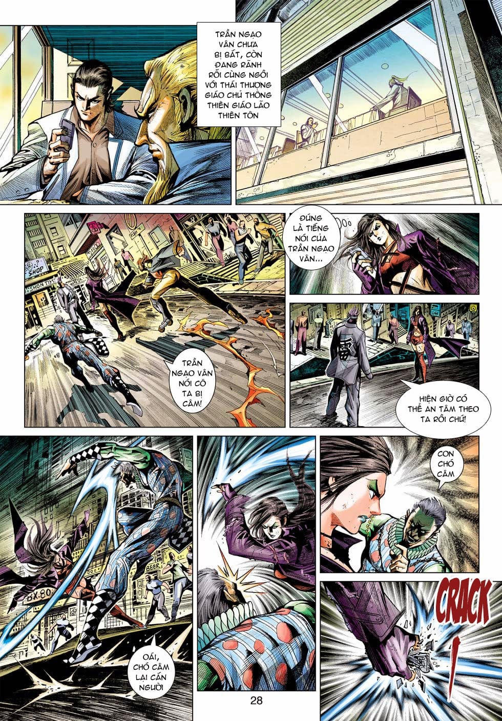 Truyện Tranh Tân Tác Long Hổ Môn trang 4