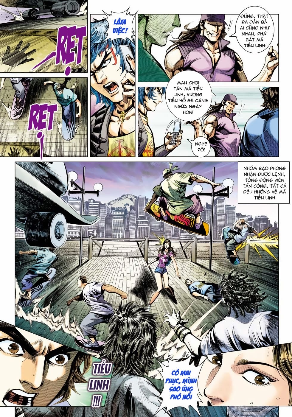 Truyện Tranh Tân Tác Long Hổ Môn trang 4