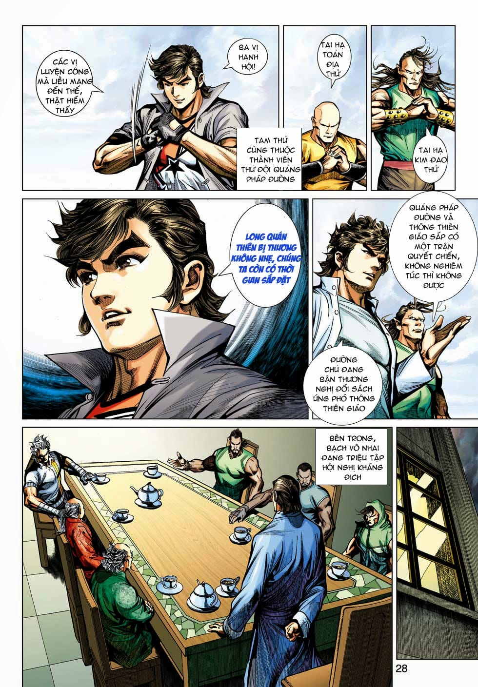 Truyện Tranh Tân Tác Long Hổ Môn trang 4