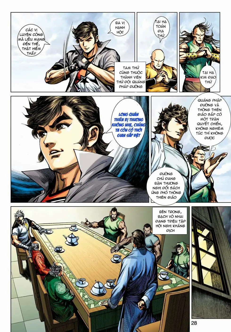Truyện Tranh Tân Tác Long Hổ Môn trang 4