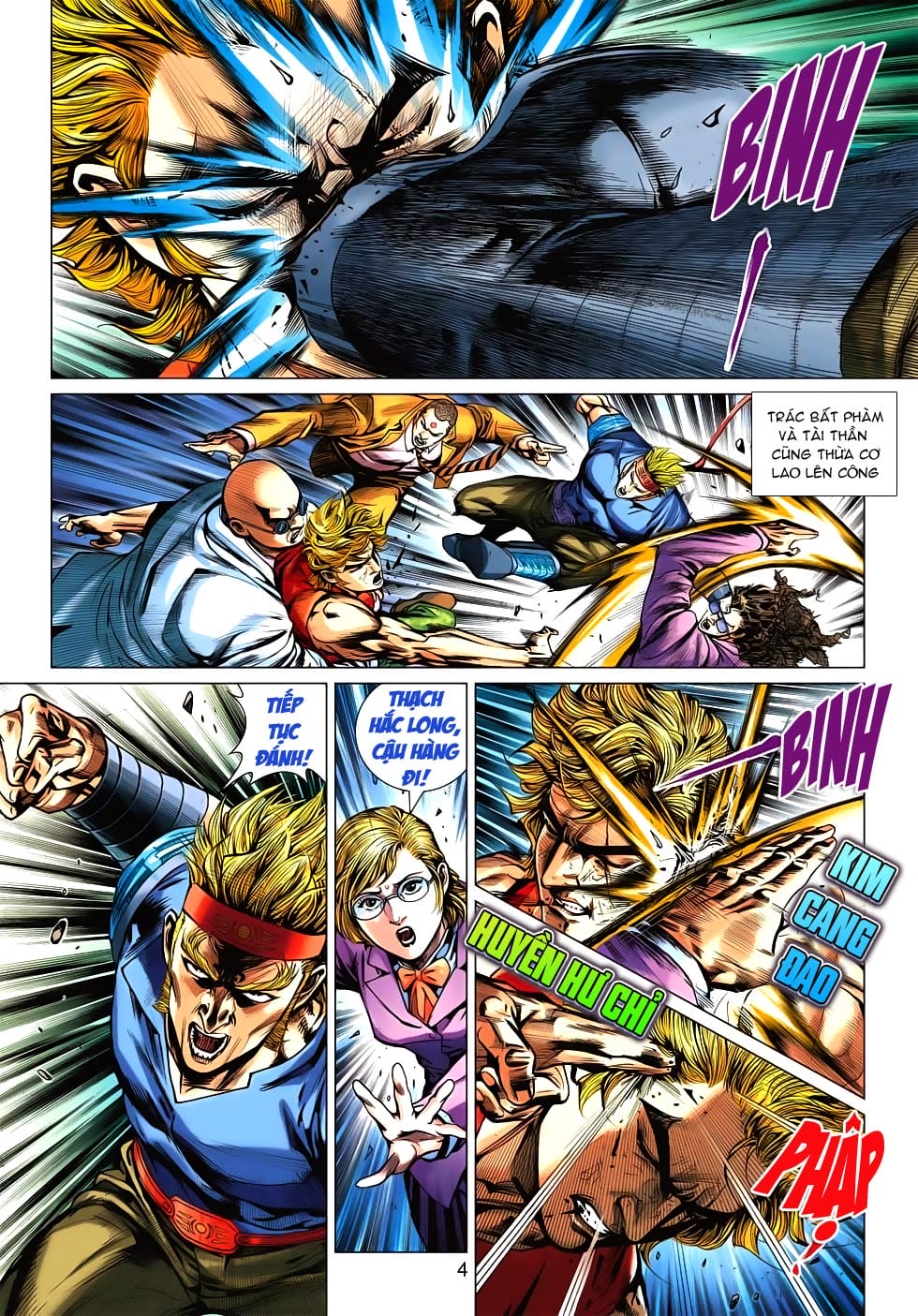 Truyện Tranh Tân Tác Long Hổ Môn trang 4