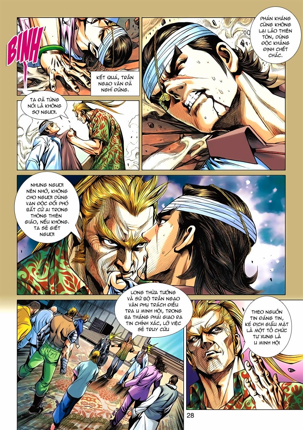 Truyện Tranh Tân Tác Long Hổ Môn trang 4