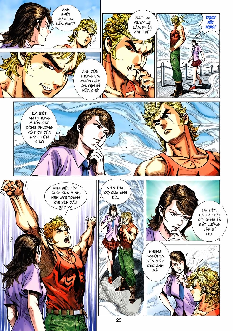 Truyện Tranh Tân Tác Long Hổ Môn trang 4