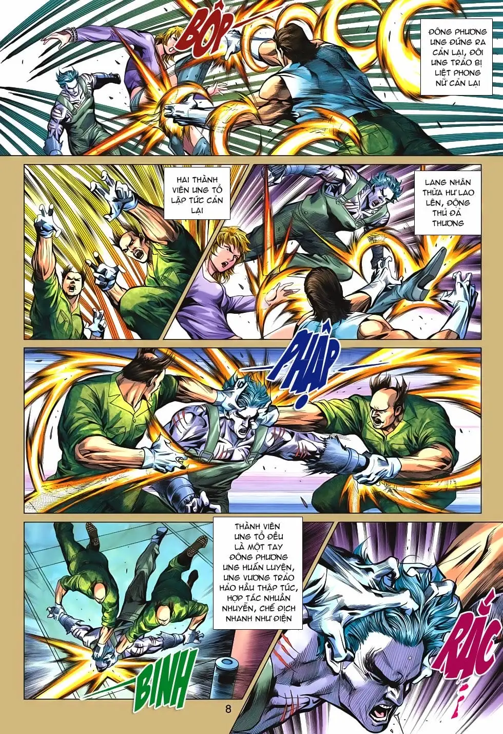 Truyện Tranh Tân Tác Long Hổ Môn trang 4