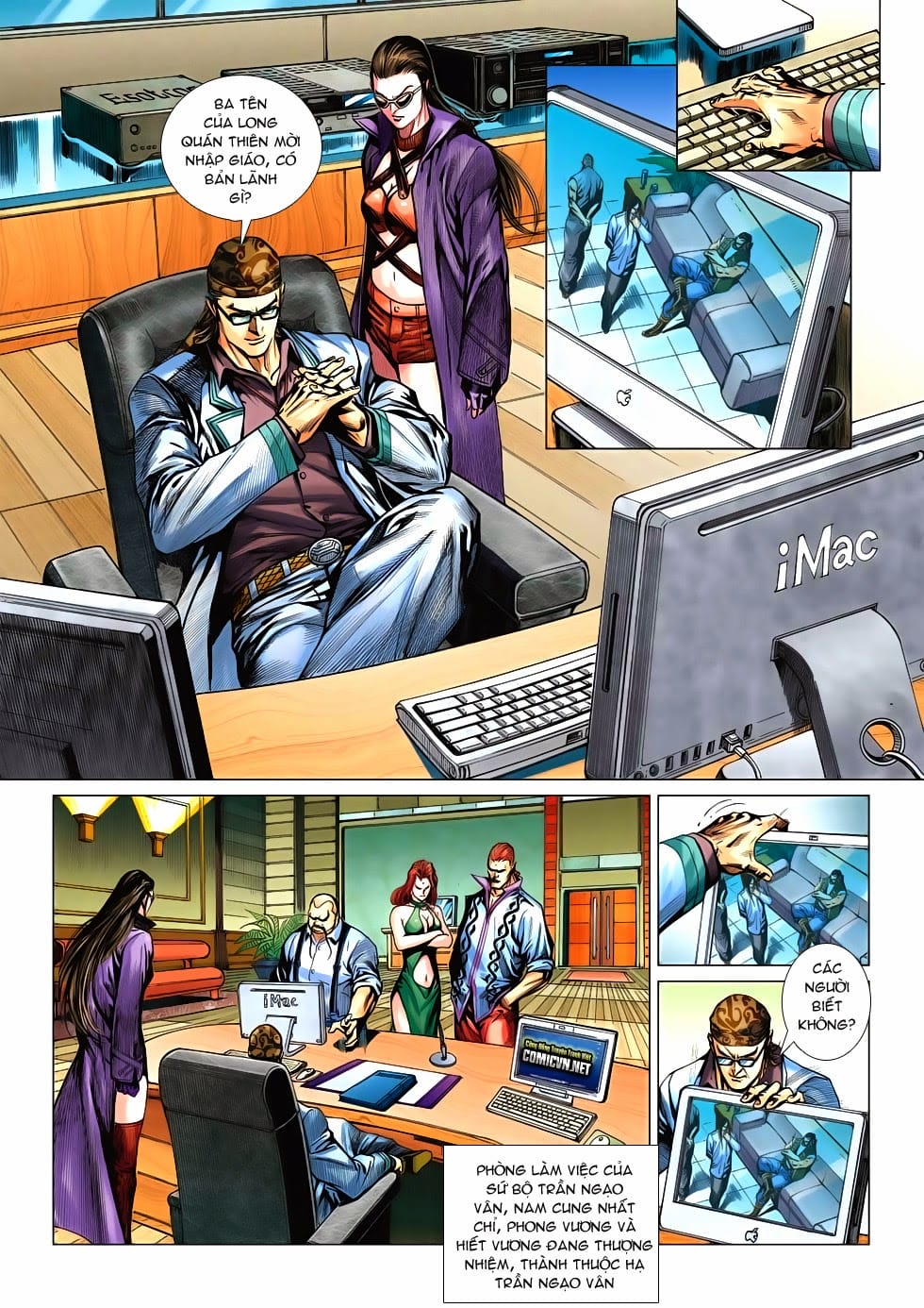 Truyện Tranh Tân Tác Long Hổ Môn trang 4