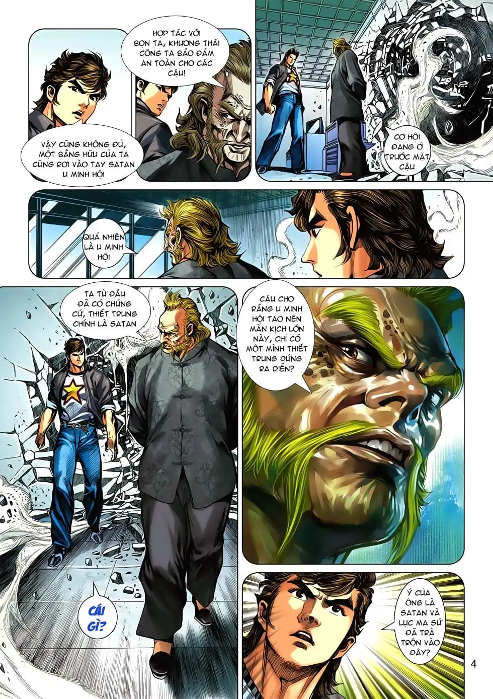 Truyện Tranh Tân Tác Long Hổ Môn trang 4