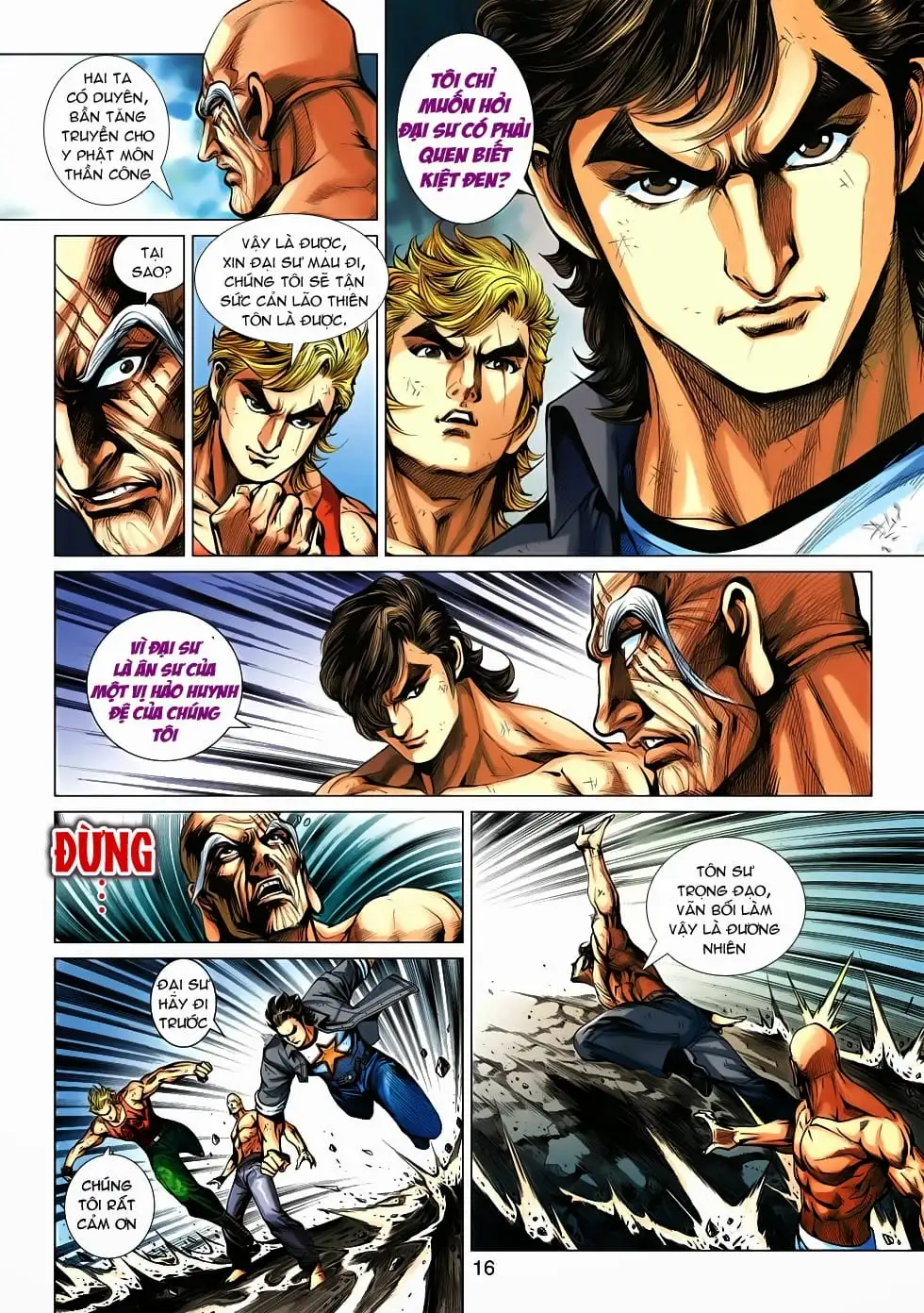 Truyện Tranh Tân Tác Long Hổ Môn trang 4