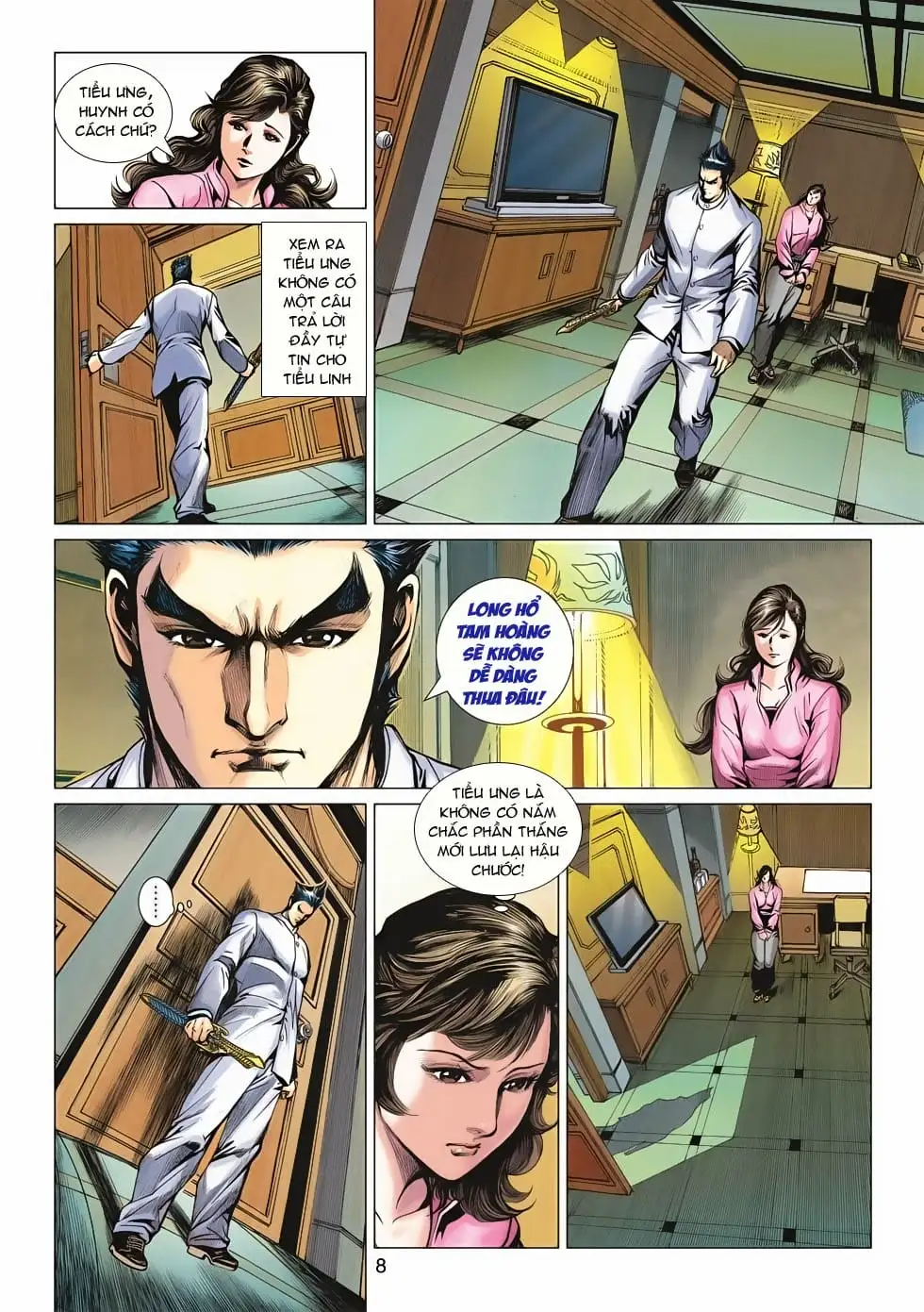 Truyện Tranh Tân Tác Long Hổ Môn trang 4