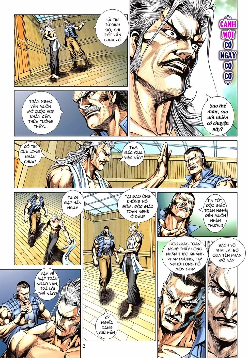 Truyện Tranh Tân Tác Long Hổ Môn trang 4