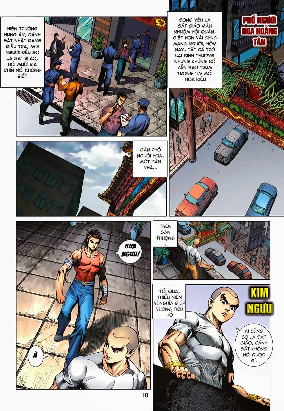 Truyện Tranh Tân Tác Long Hổ Môn trang 4