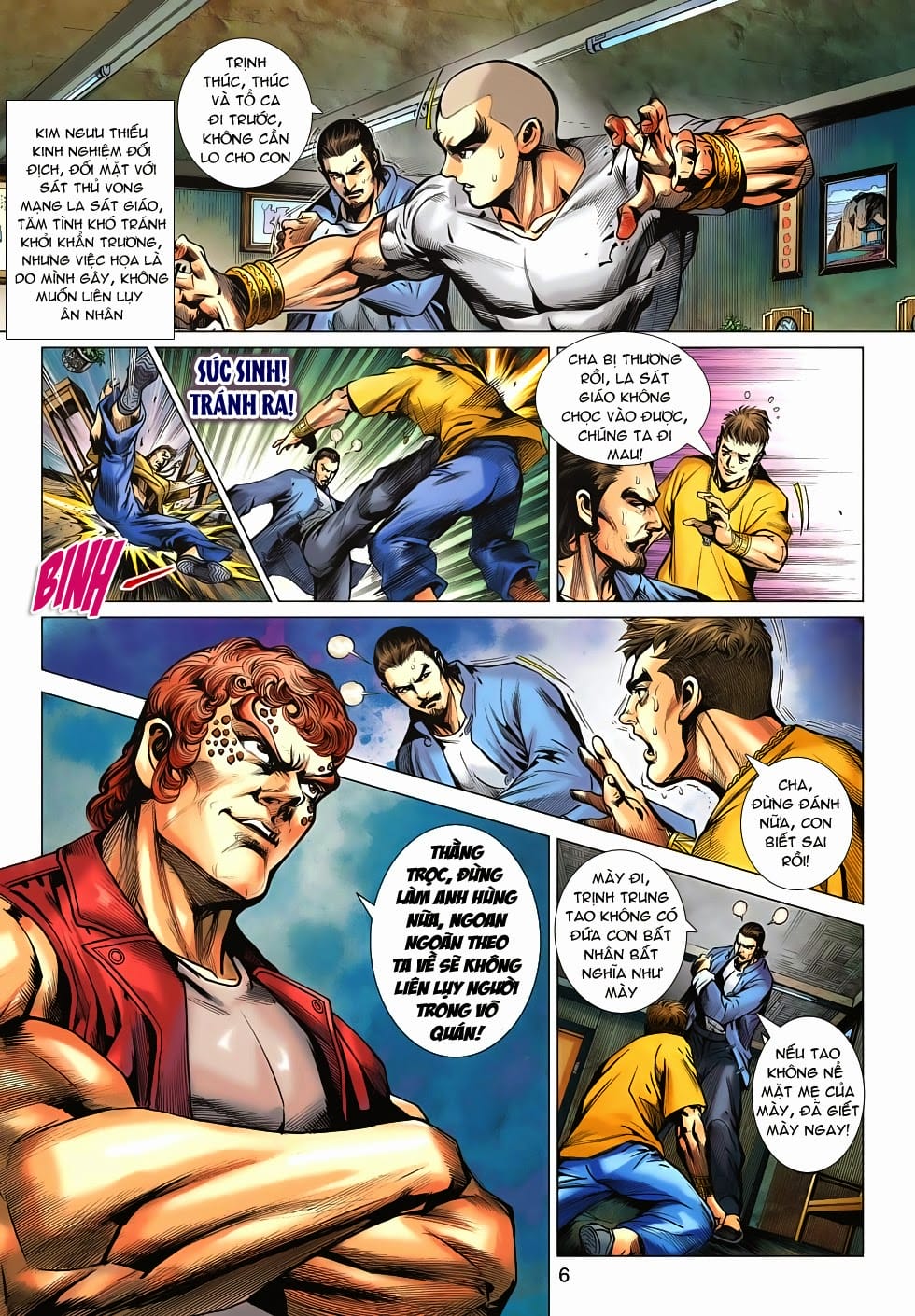 Truyện Tranh Tân Tác Long Hổ Môn trang 4