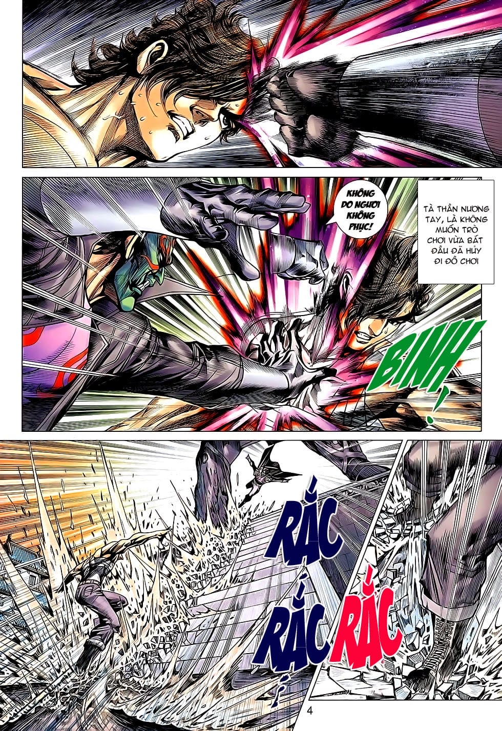 Truyện Tranh Tân Tác Long Hổ Môn trang 4