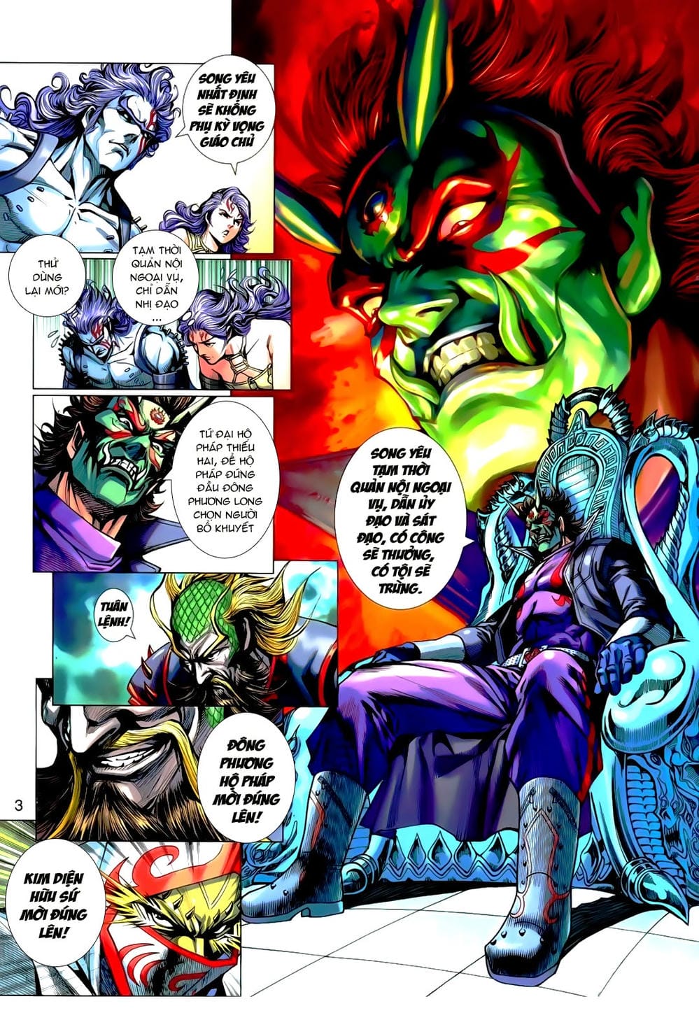 Truyện Tranh Tân Tác Long Hổ Môn trang 4