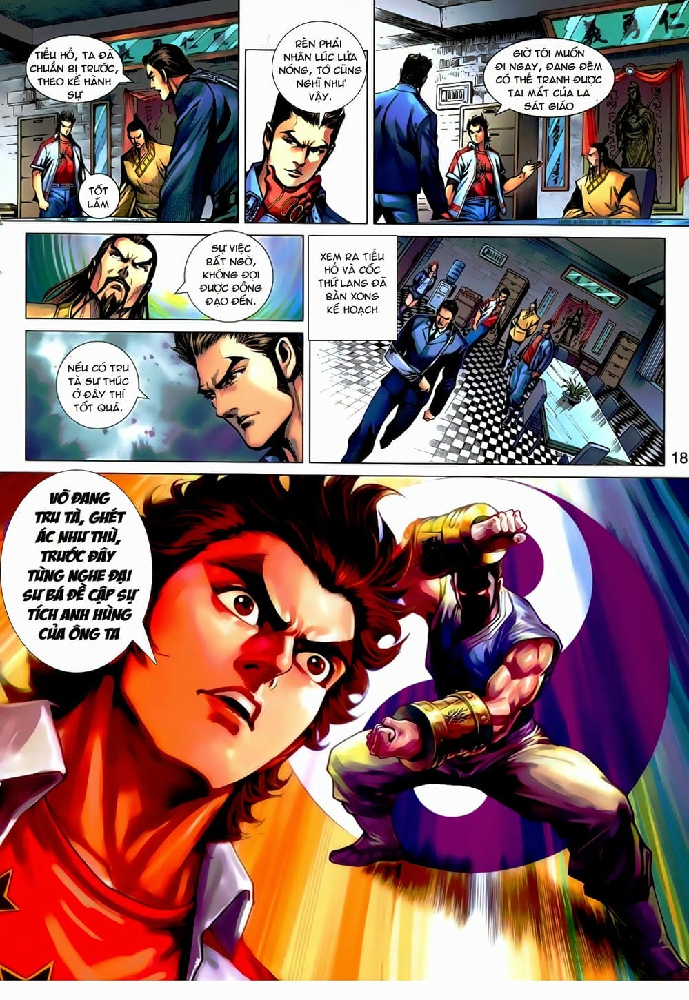 Truyện Tranh Tân Tác Long Hổ Môn trang 4