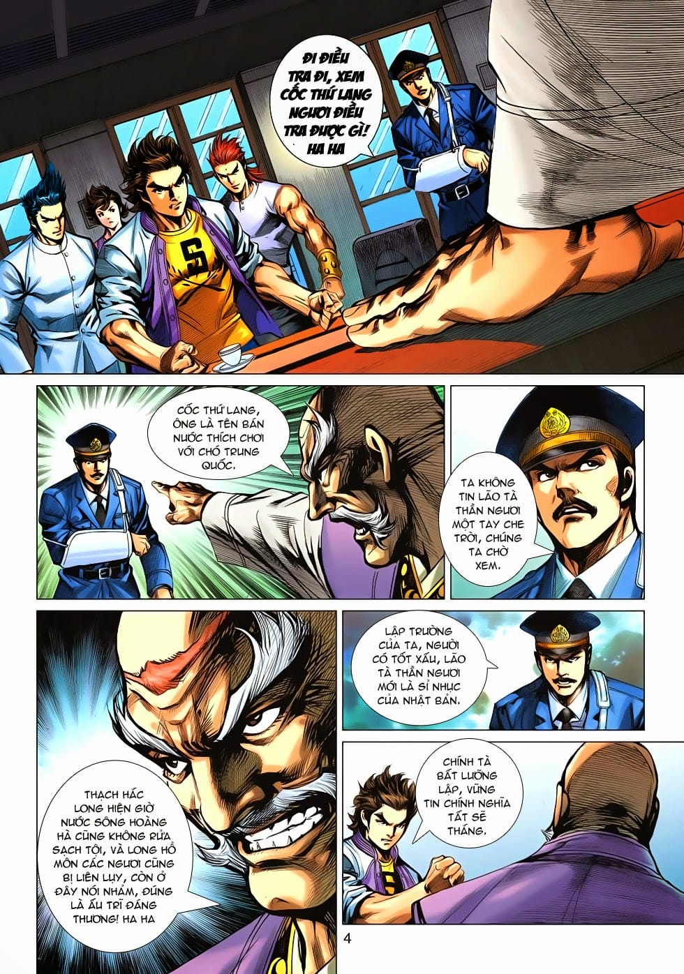 Truyện Tranh Tân Tác Long Hổ Môn trang 4