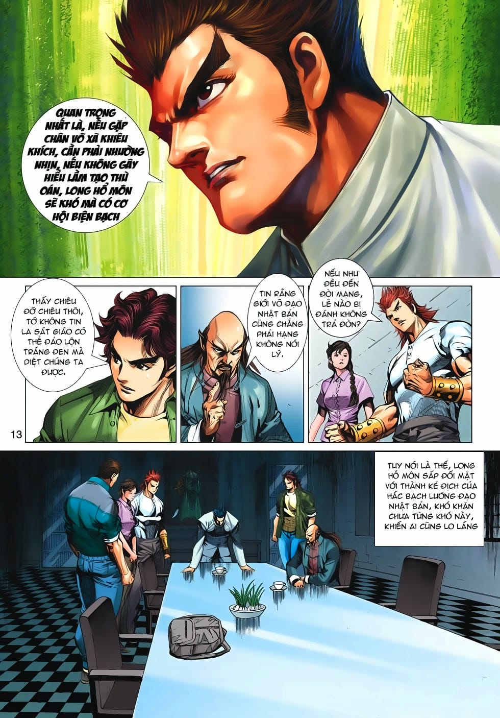 Truyện Tranh Tân Tác Long Hổ Môn trang 4