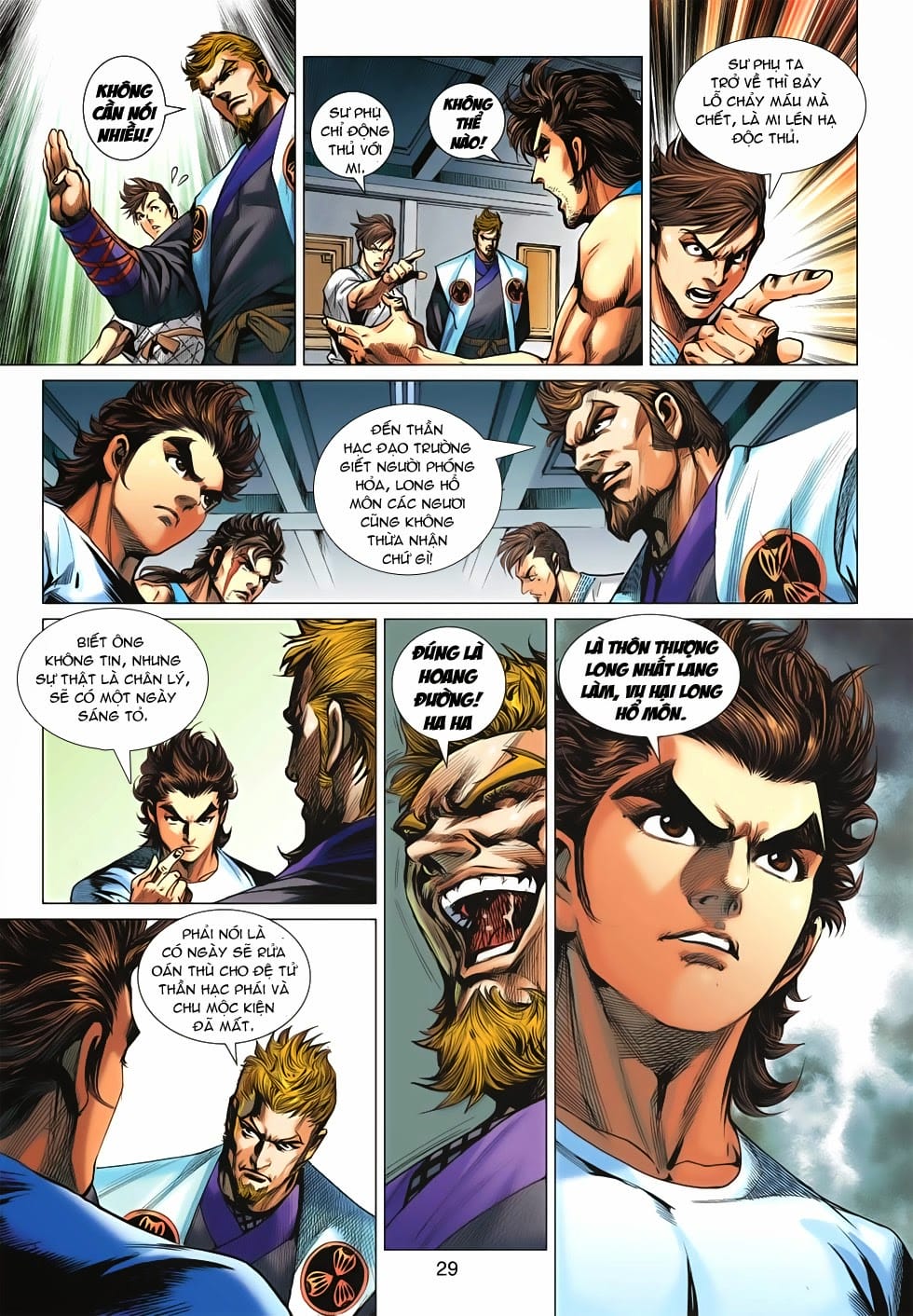 Truyện Tranh Tân Tác Long Hổ Môn trang 4