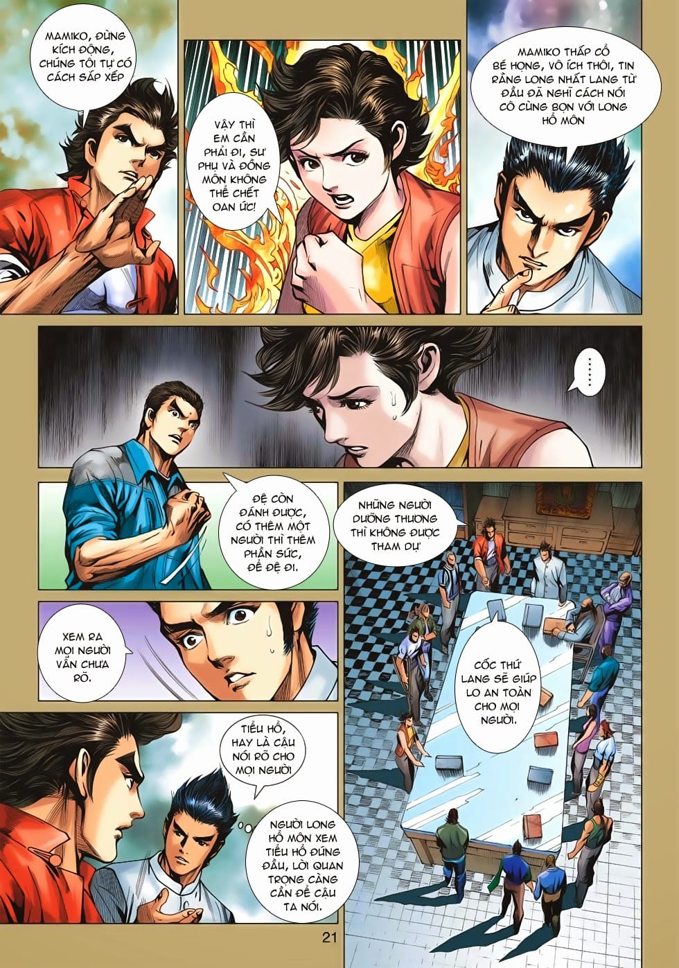 Truyện Tranh Tân Tác Long Hổ Môn trang 4