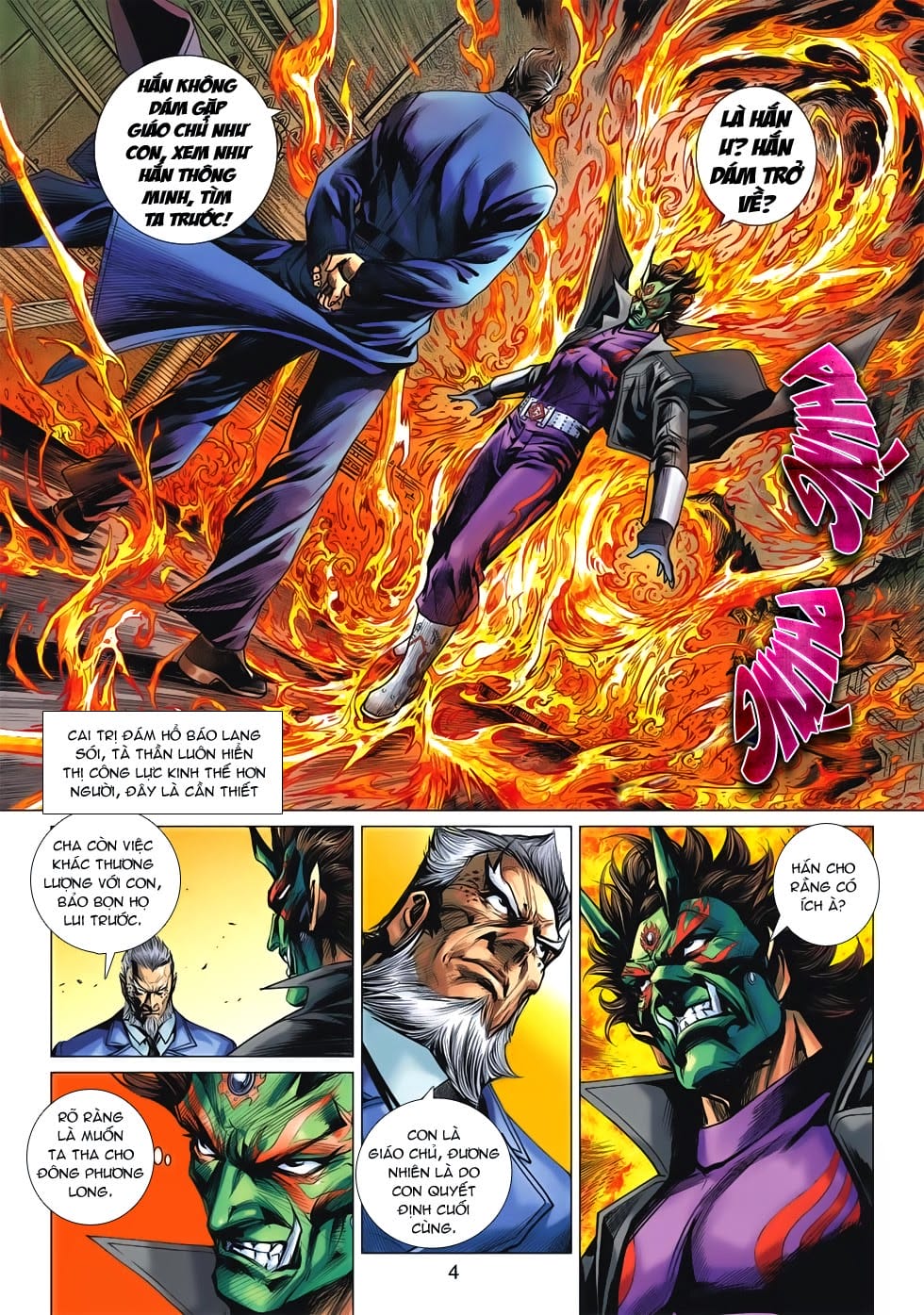 Truyện Tranh Tân Tác Long Hổ Môn trang 4