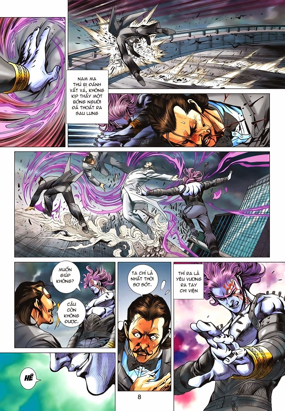 Truyện Tranh Tân Tác Long Hổ Môn trang 4