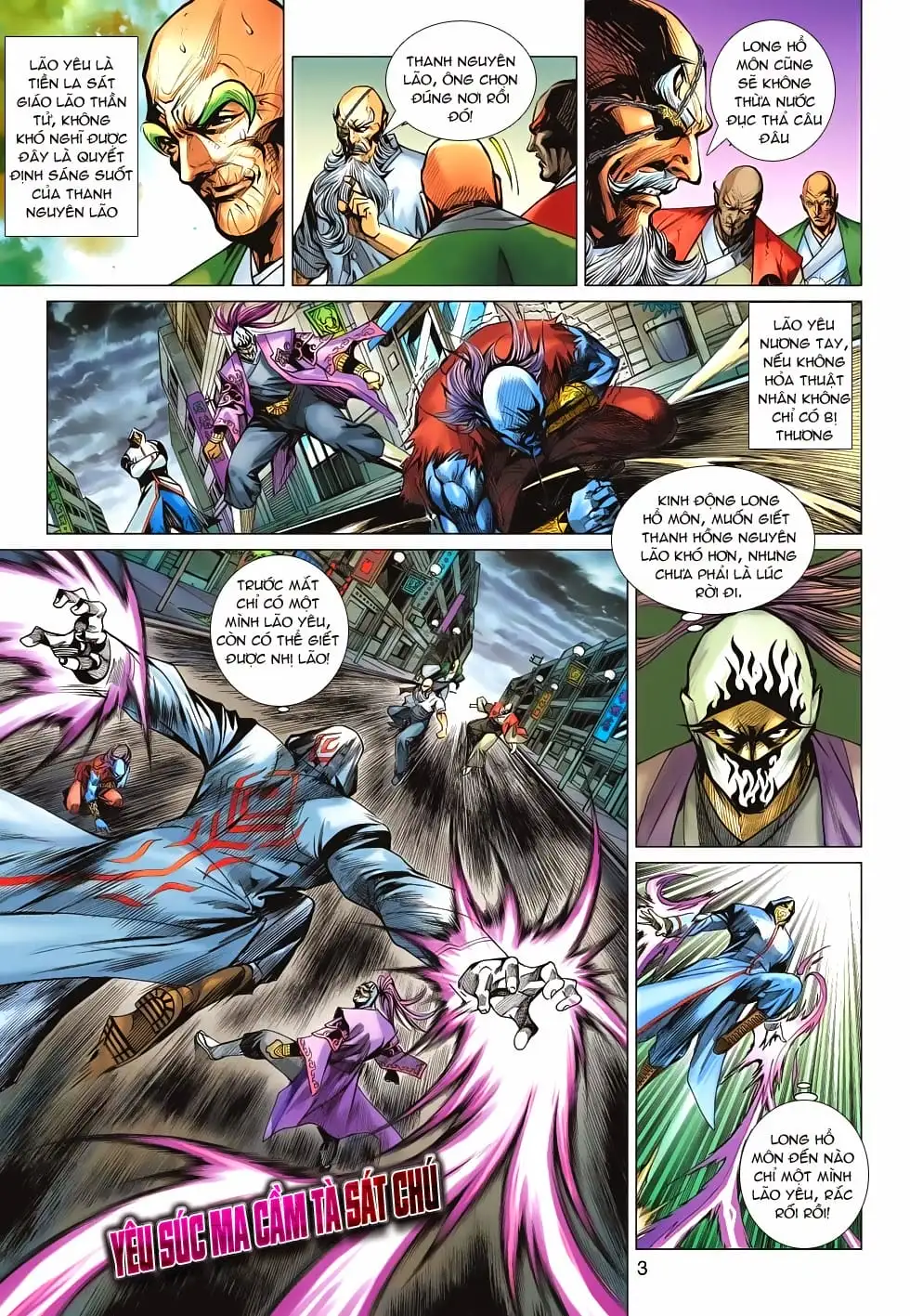 Truyện Tranh Tân Tác Long Hổ Môn trang 4