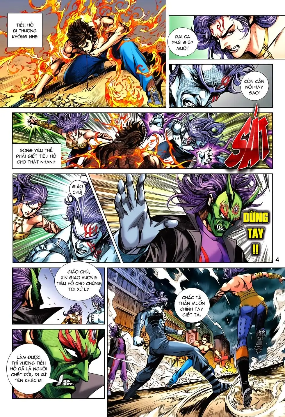 Truyện Tranh Tân Tác Long Hổ Môn trang 4