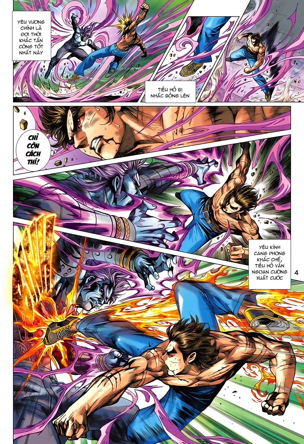 Truyện Tranh Tân Tác Long Hổ Môn trang 4