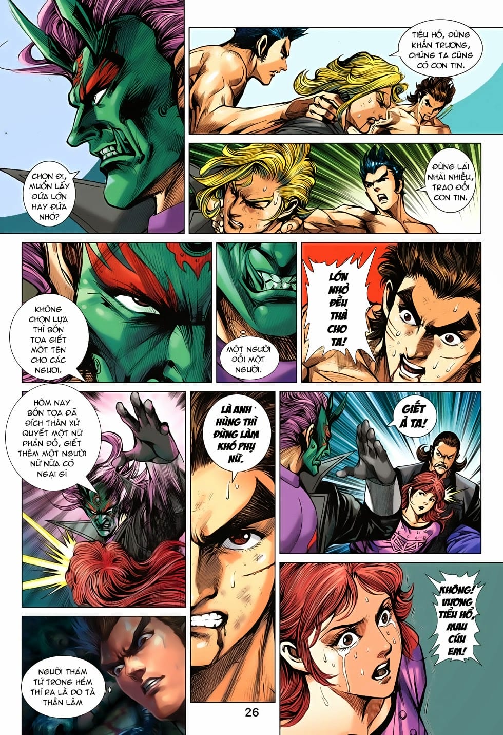 Truyện Tranh Tân Tác Long Hổ Môn trang 4