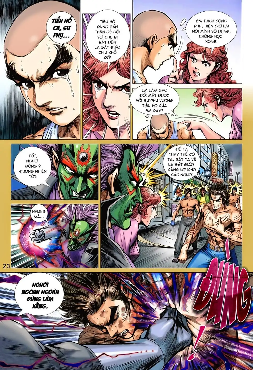 Truyện Tranh Tân Tác Long Hổ Môn trang 4