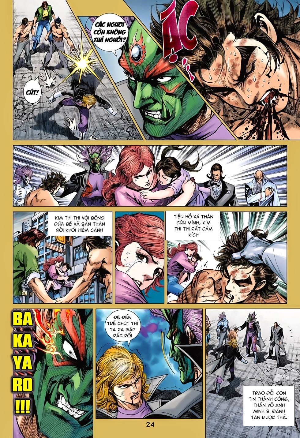 Truyện Tranh Tân Tác Long Hổ Môn trang 4