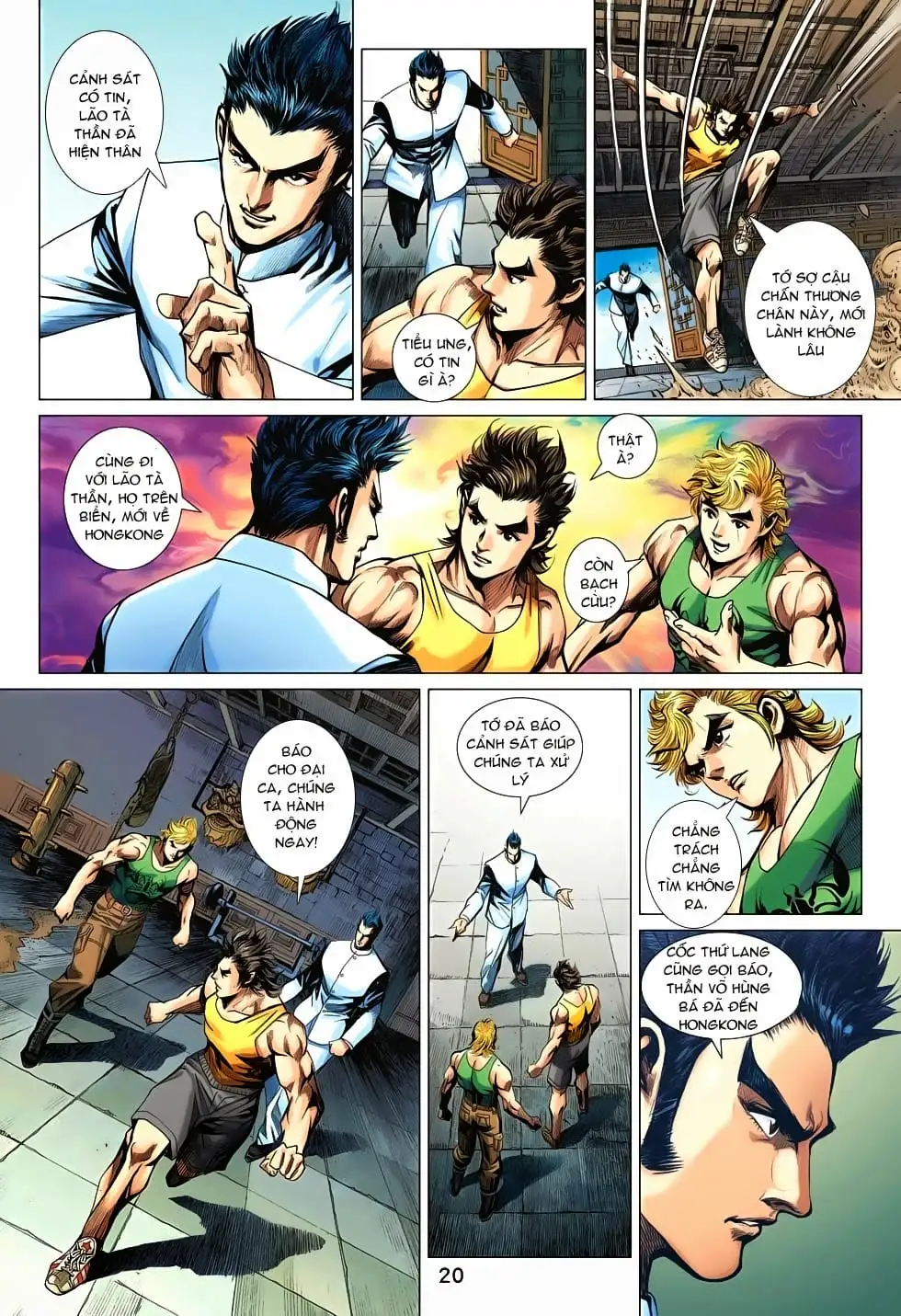 Truyện Tranh Tân Tác Long Hổ Môn trang 4