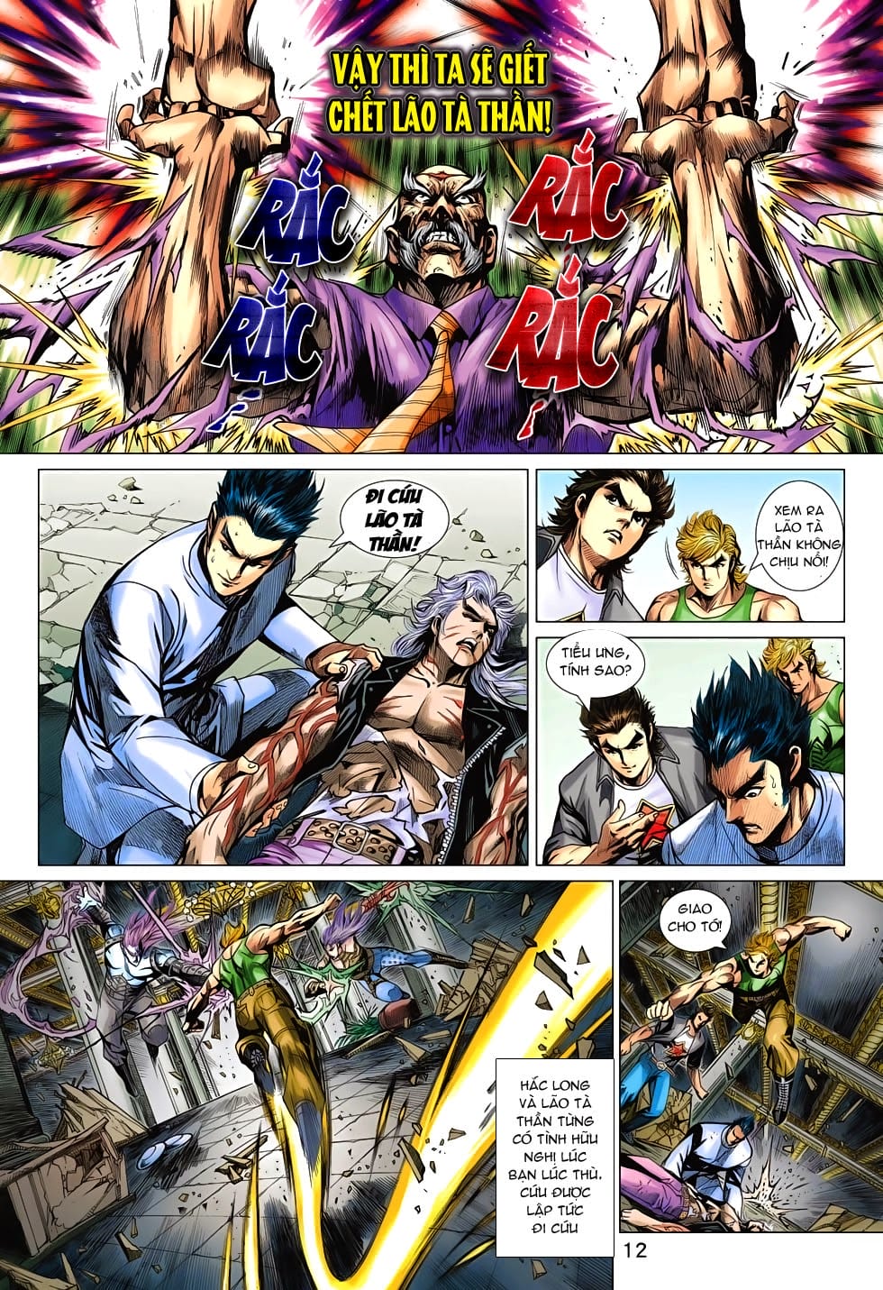 Truyện Tranh Tân Tác Long Hổ Môn trang 4