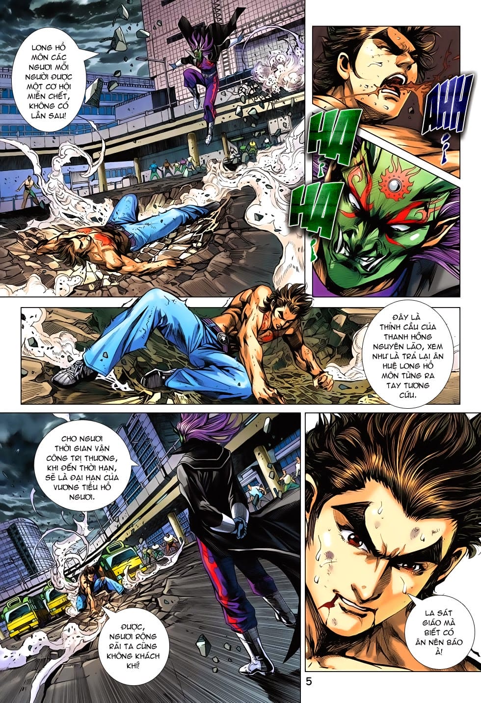 Truyện Tranh Tân Tác Long Hổ Môn trang 4