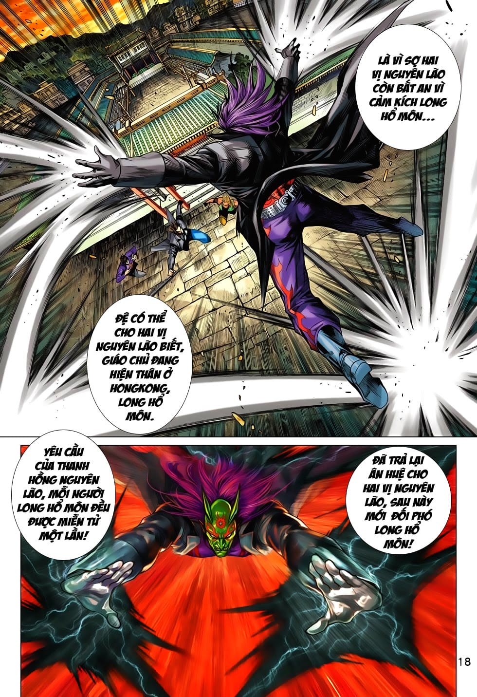 Truyện Tranh Tân Tác Long Hổ Môn trang 4