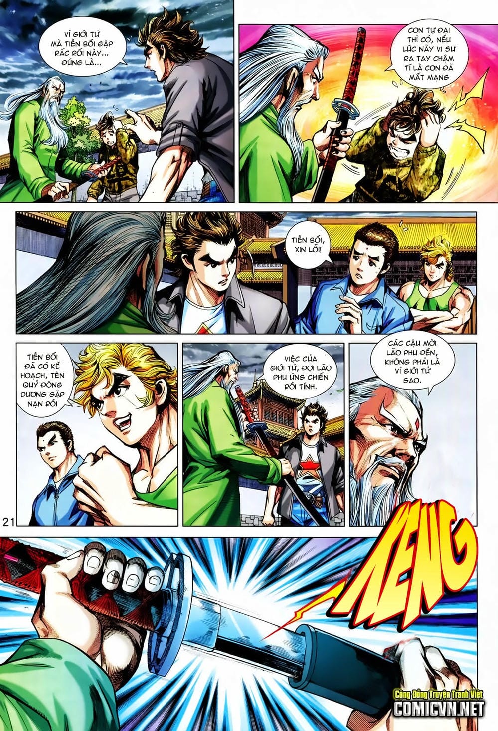 Truyện Tranh Tân Tác Long Hổ Môn trang 4