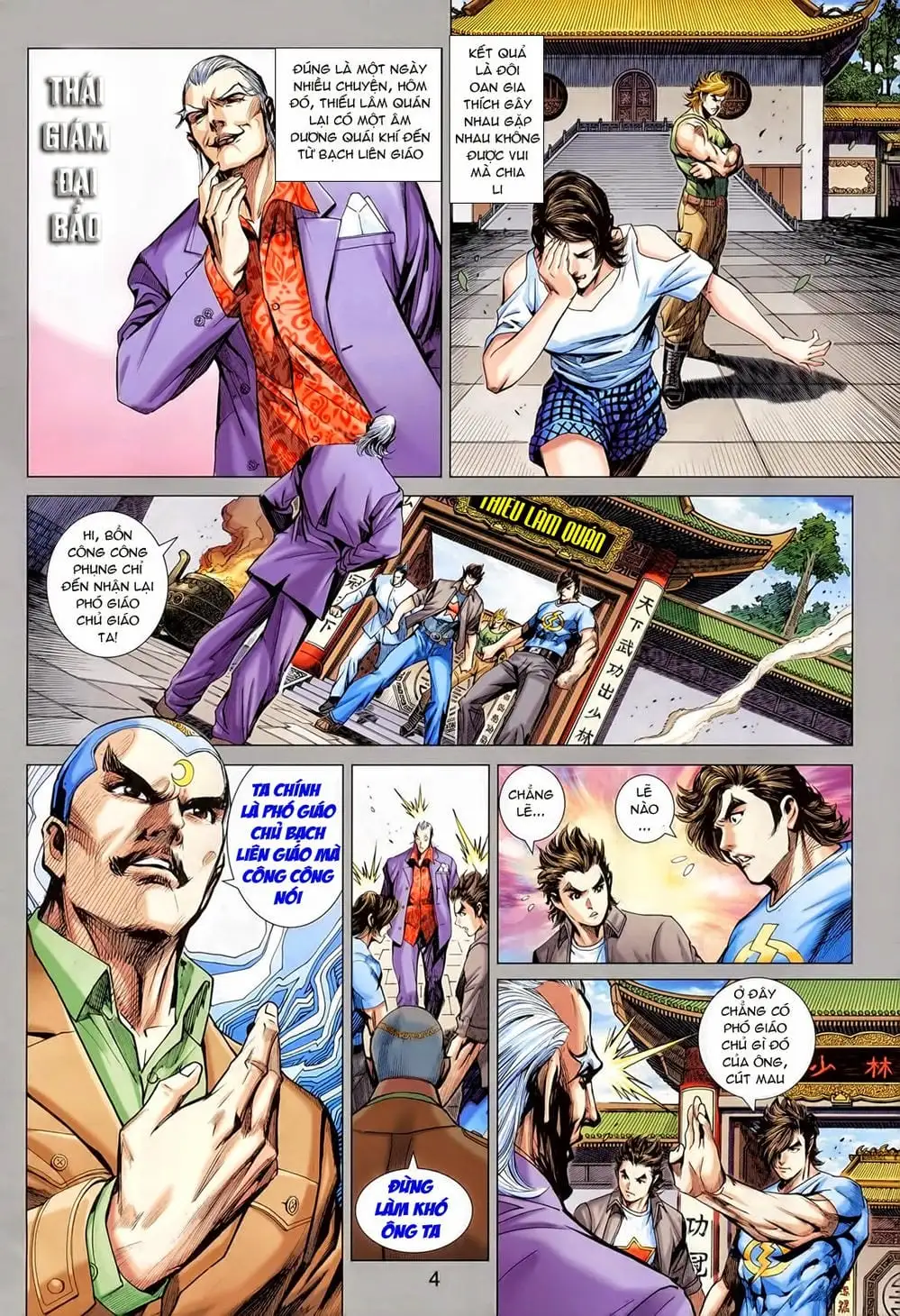 Truyện Tranh Tân Tác Long Hổ Môn trang 4