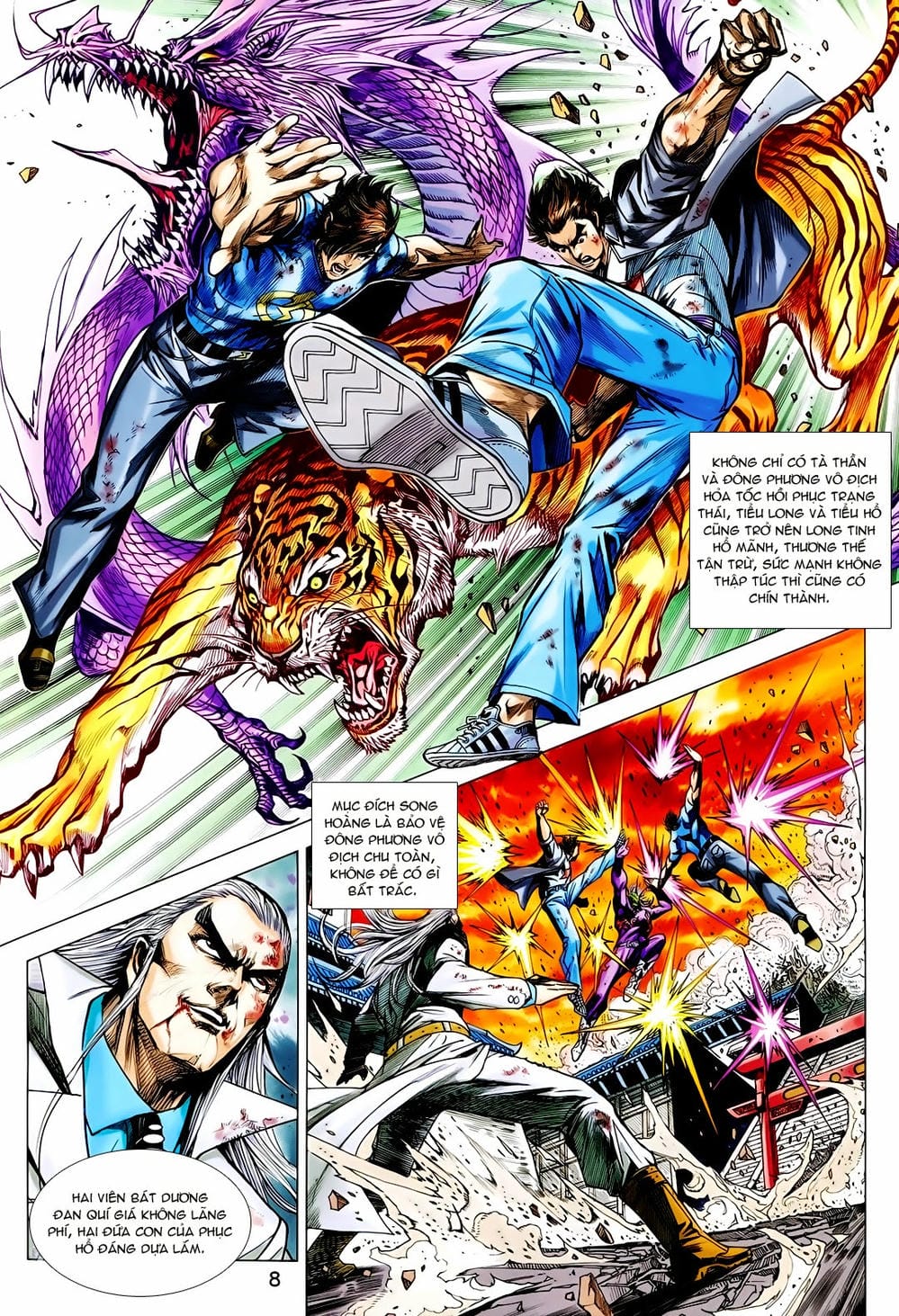 Truyện Tranh Tân Tác Long Hổ Môn trang 4