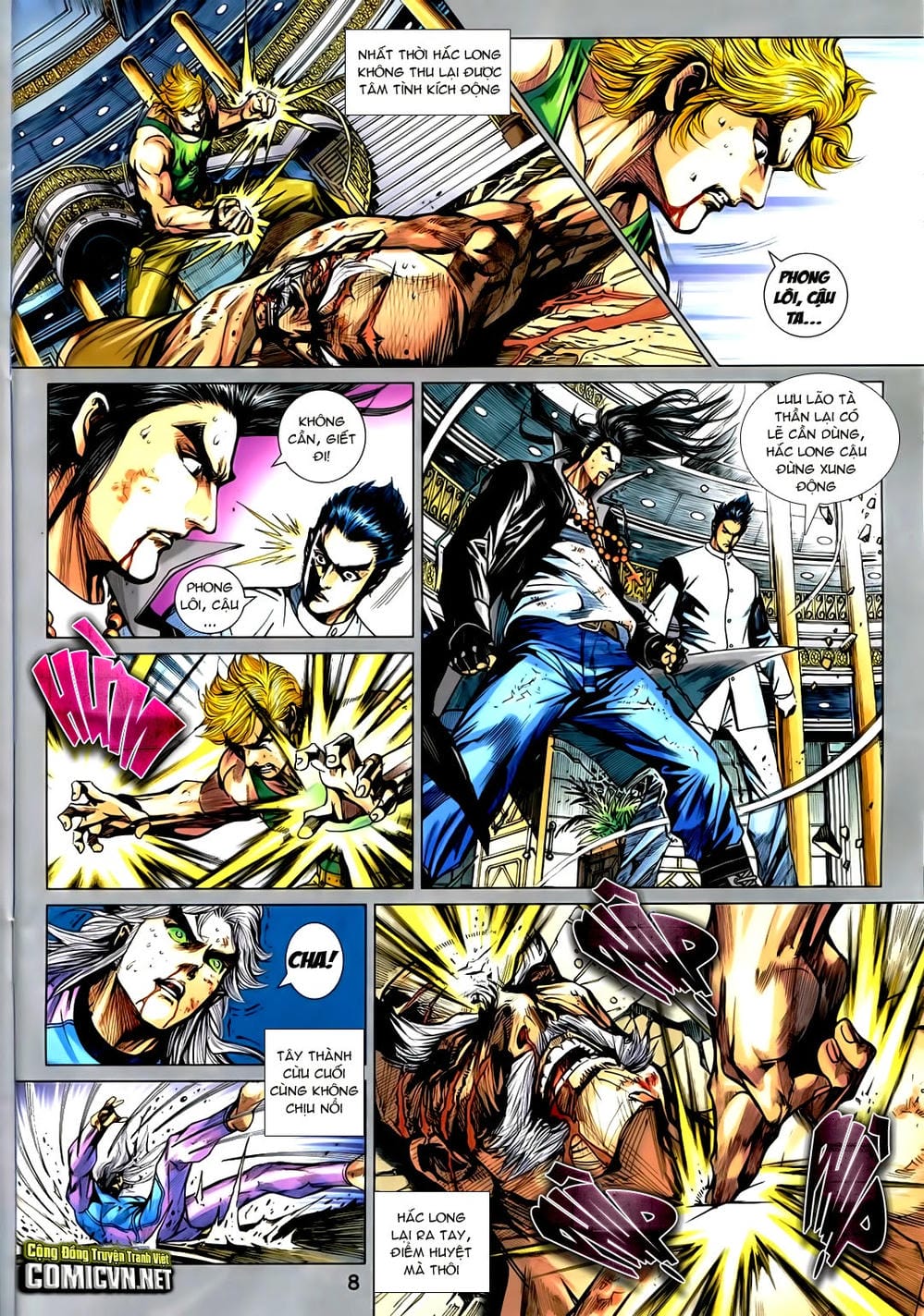 Truyện Tranh Tân Tác Long Hổ Môn trang 4