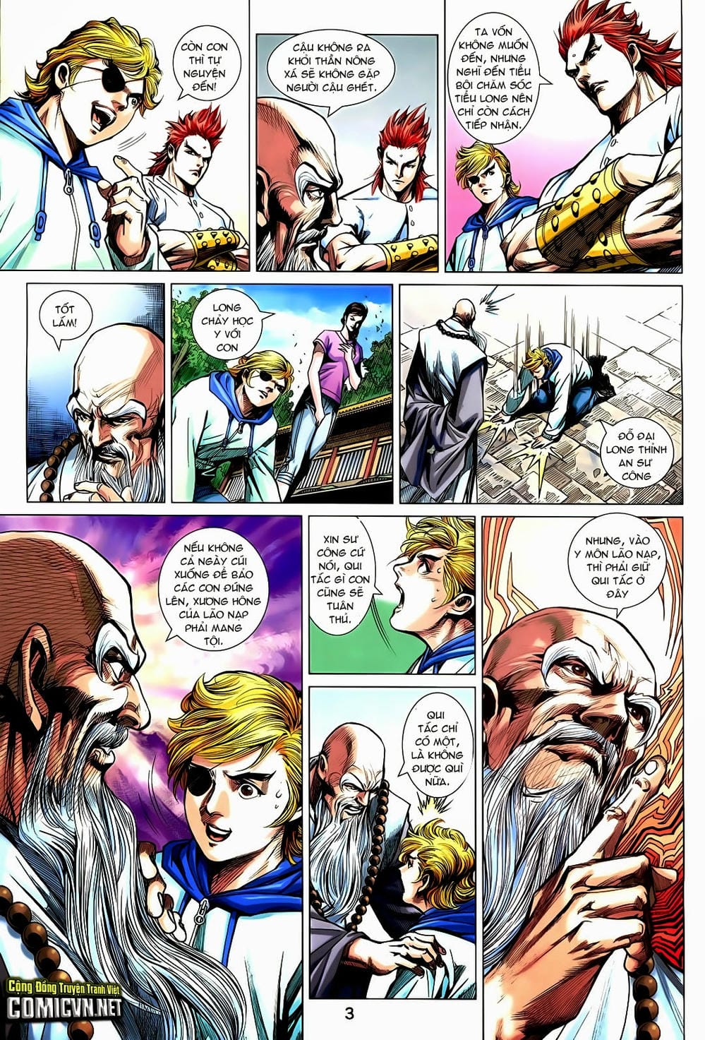 Truyện Tranh Tân Tác Long Hổ Môn trang 4