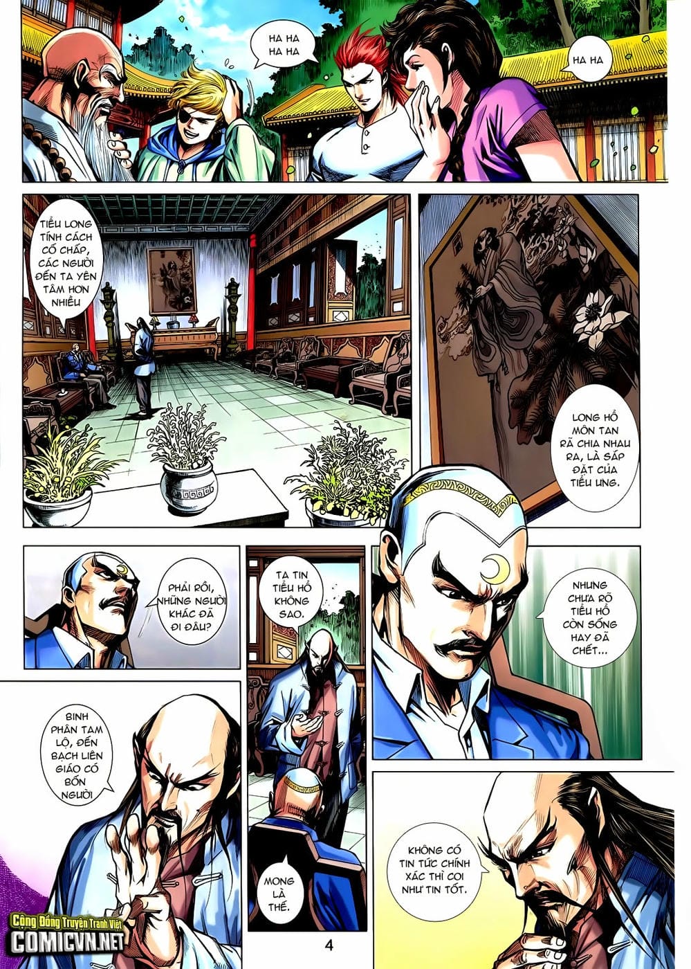 Truyện Tranh Tân Tác Long Hổ Môn trang 4