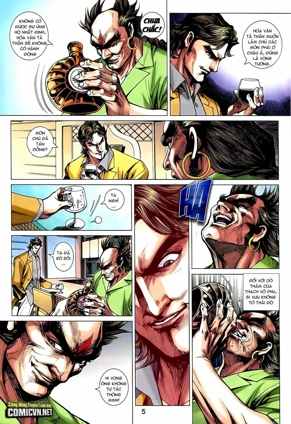 Truyện Tranh Tân Tác Long Hổ Môn trang 4