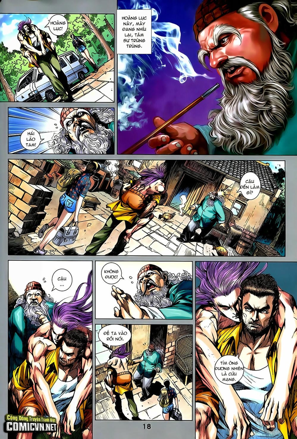 Truyện Tranh Tân Tác Long Hổ Môn trang 4